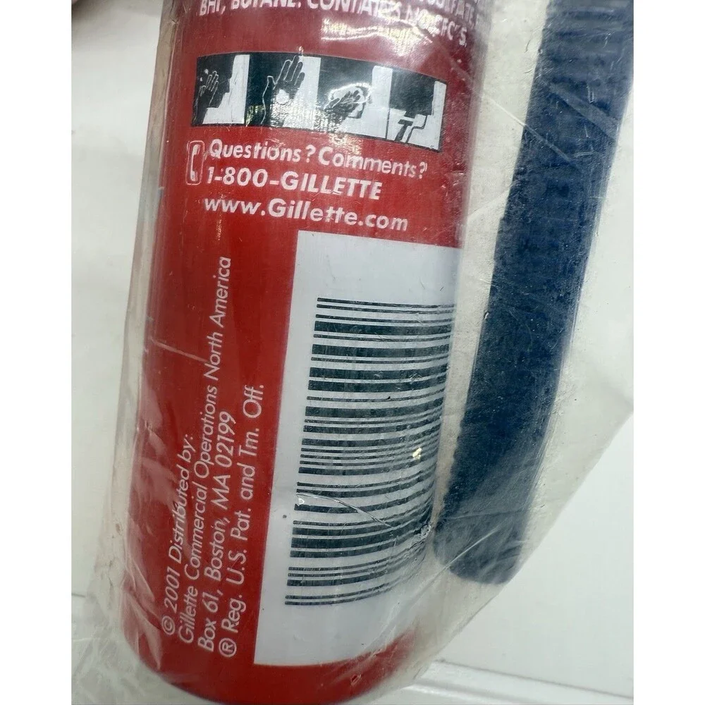 Gillette FOAMY Regular Shave Foam  2 oz (56g) & Razor Set Travel Sz 4 Packs Rare
